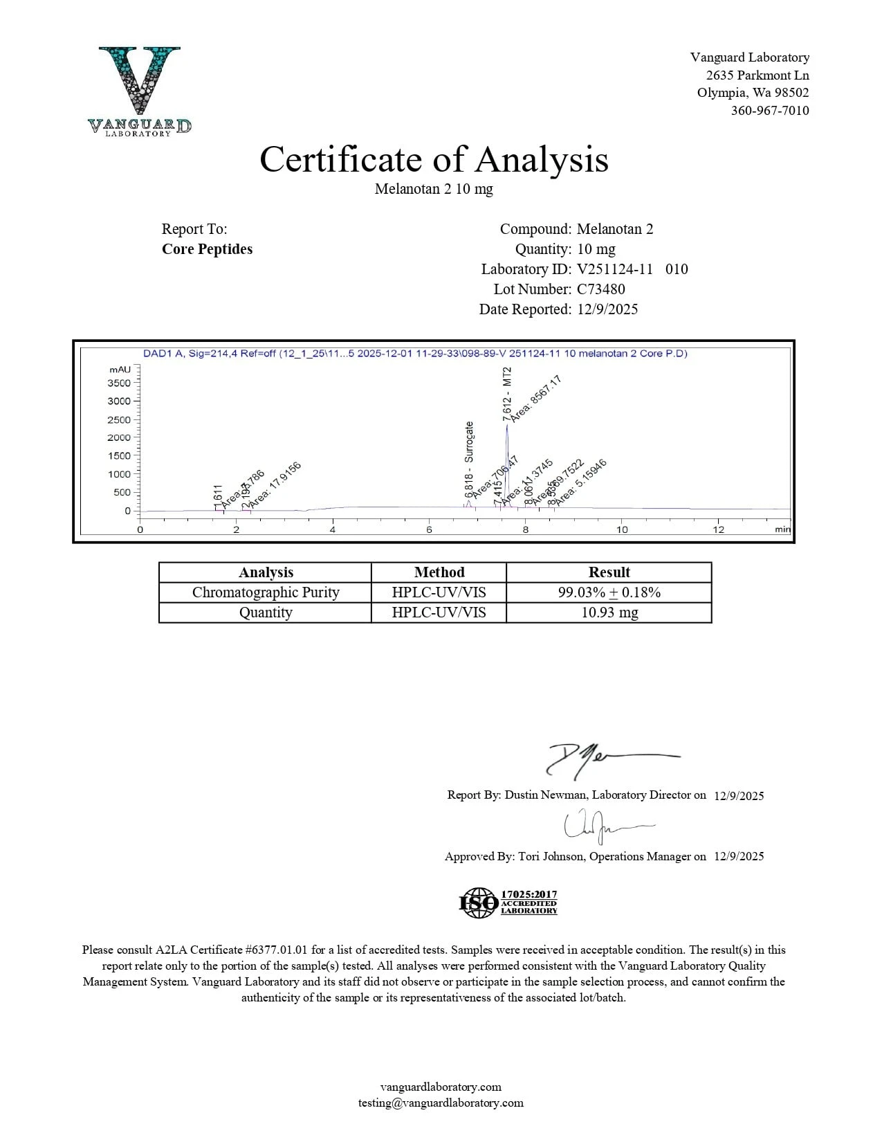 Melanotan 2 (10mg) - Image 2